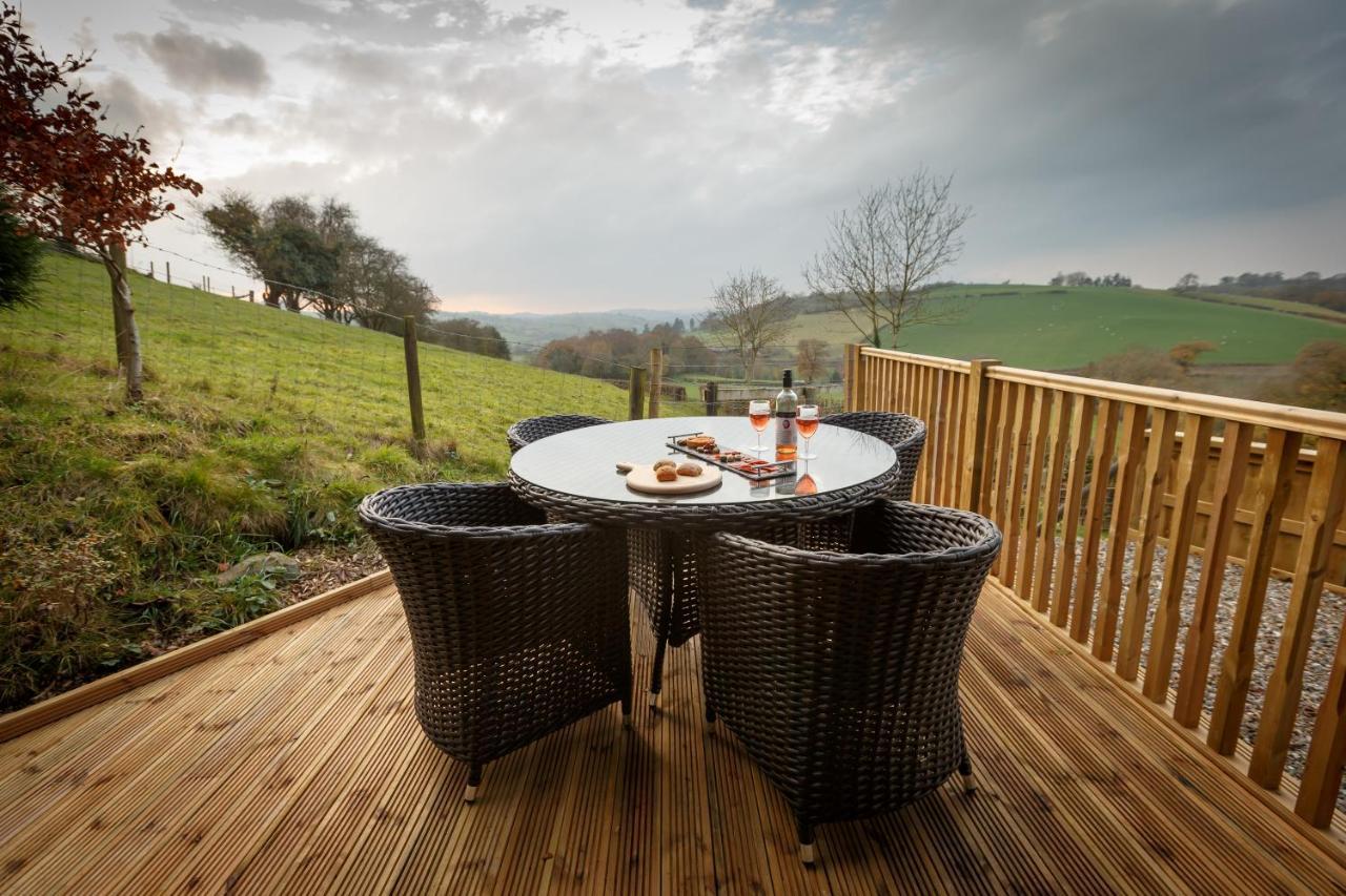 Upper Gelli Luxury Holiday Lodge, Converted Dairy & Cosy Shepherds Huts Welshpool Exterior photo